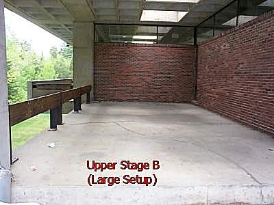 Looking at Upper Stage B from the berm